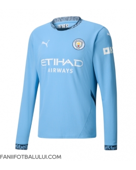 Manchester City Tricou Fotbal Replică 2024-25 Barbati Acasa Mâneci Lungi